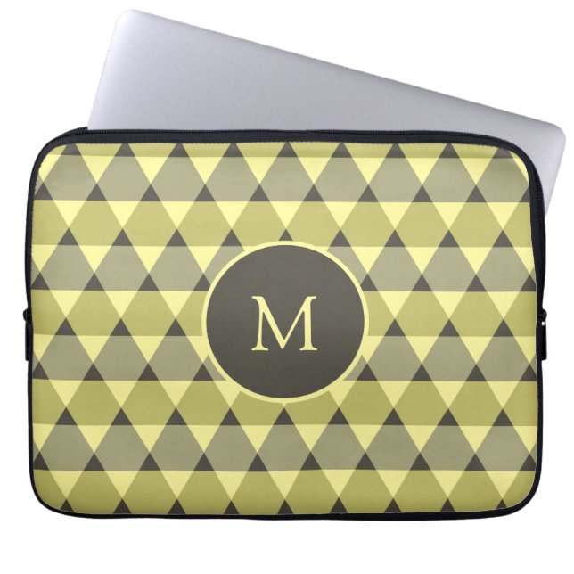 Housse Pour Ordinateur Portable Motif triangles (Devant)