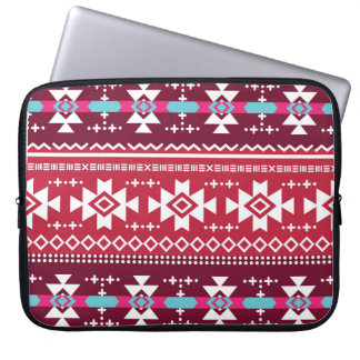 Housse Pour Ordinateur Portable Motif tribal sans couture aztèque traditionnel