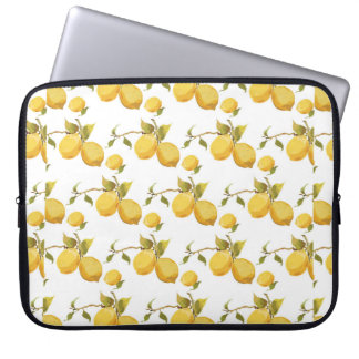Housse Pour Ordinateur Portable Motif vintage au citron