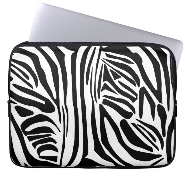 Housse Pour Ordinateur Portable Motif zèbre (Devant)