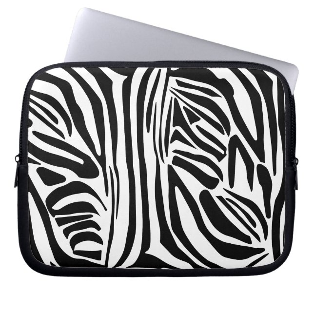 Housse Pour Ordinateur Portable Motif zèbre (Devant)