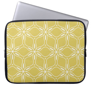 Housse Pour Ordinateur Portable Motifs géométriques fleuris sans couture. vintag t
