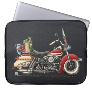 Housse Pour Ordinateur Portable Moto mignonne