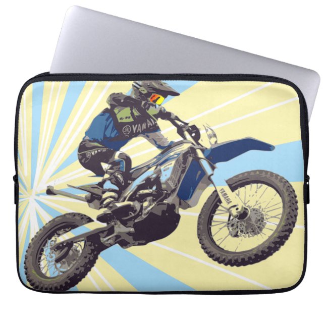 Housse Pour Ordinateur Portable Motocross (Devant)