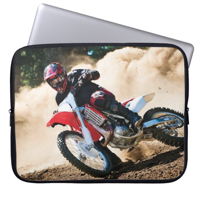 Housse Pour Ordinateur Portable Motocross (Devant)