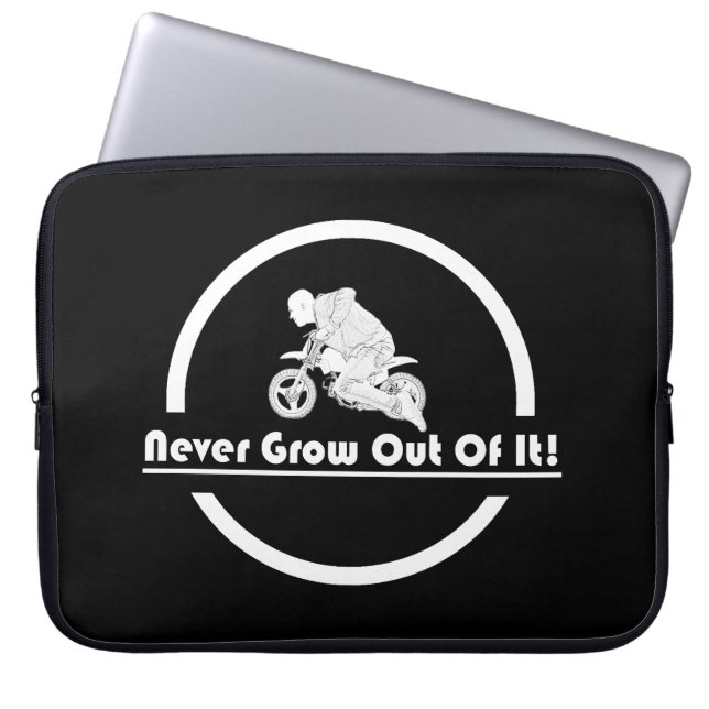 Housse pour ordinateur portable Motorbike Never Gr (Devant)