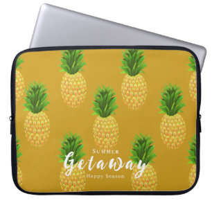Housse Pour Ordinateur Portable Moutarde d'ananas