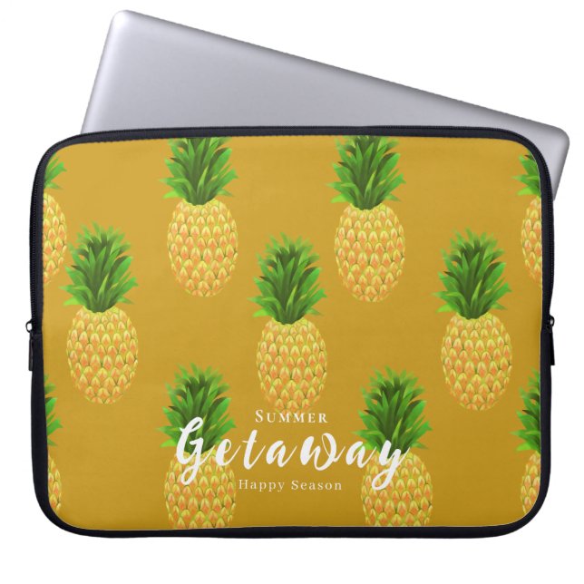 Housse Pour Ordinateur Portable Moutarde d'ananas (Devant)