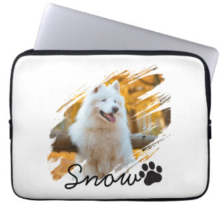 Housse Pour Ordinateur Portable Mug personnalisé avec photo et nom d'animal de com