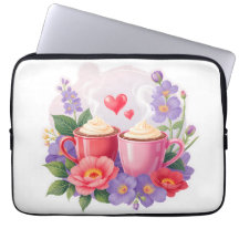 Mugs de cacao de la Saint-Valentin mignons avec de