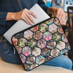 Housse Pour Ordinateur Portable Multi Photo Collage Simple Modern Hexagon Pattern<br><div class="desc">Multi Photo Collage Simple Modern Hexagon Honeycomb Pattern Personalized Electronics Laptop Sleeves Cases features a photo collage of your favorite photos in a hexagon shape. Perfect for gifts for birthday, Christmas, Mother's Day, Father's Day, Grandparents, brother, sister, best friend and more. PHOTO TIP: center your photos before uploading to Zazzle....</div>