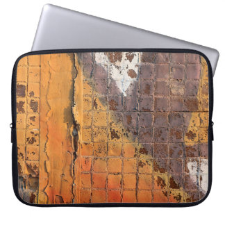 Housse Pour Ordinateur Portable Mur en mosaïque peinte, gros plan de graffi