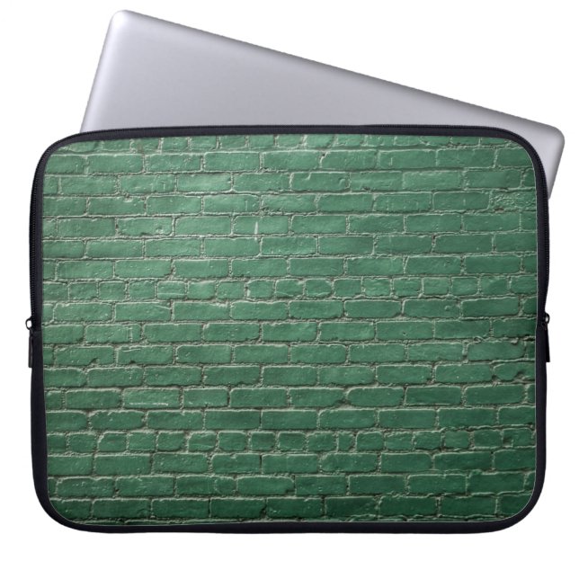 Housse Pour Ordinateur Portable Mur peint en vert (Devant)