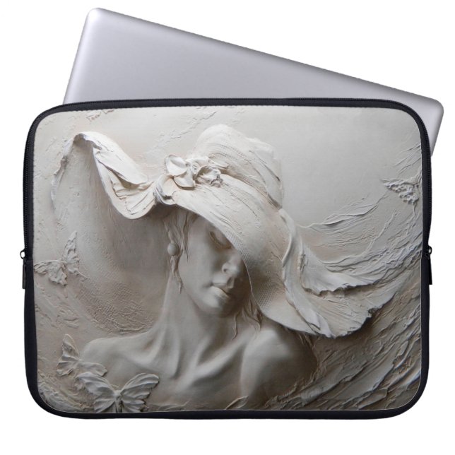 Housse Pour Ordinateur Portable murale 3d illusion 3d, arrière - plan, art, murale (Devant)