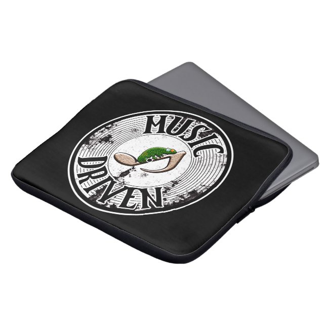 Housse Pour Ordinateur Portable Musique (Devant haut)