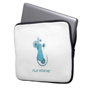 HOUSSE POUR ORDINATEUR PORTABLE MUSIQUE AMOUREUX CADEAU GUITAR ANNIVERSAIRE D'ANNI