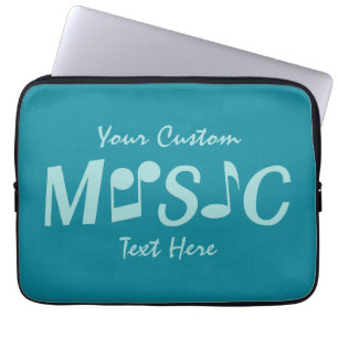 Housse Pour Ordinateur Portable MUSIQUE - Manches personnalisées pour ordinateur p