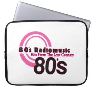 Housse Pour Ordinateur Portable Musique radio des années 80