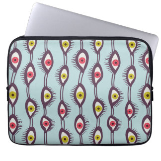 Housse Pour Ordinateur Portable Mystical Eyes Motif - Psychedelic Trippy Design
