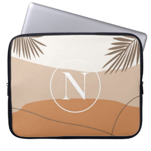 Housse Pour Ordinateur Portable N - Lettre monographie initiale N Design abstrait