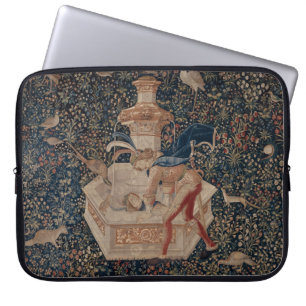 Housse Pour Ordinateur Portable Narcisse au Puits, Tapisserie Médiévale