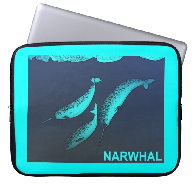 Housse Pour Ordinateur Portable Narwhal (Devant)