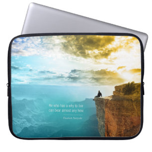 Housse Pour Ordinateur Portable Nature d'aventure de nature de Friedrich Nietzsche