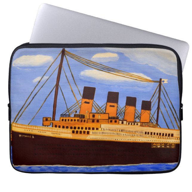 Housse Pour Ordinateur Portable Navire Titanic  (Devant)