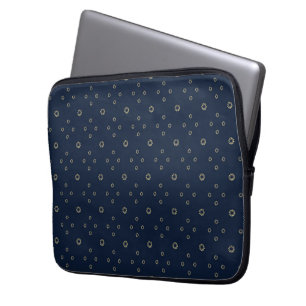 Housse Pour Ordinateur Portable Navy Golden Zinnia Sun