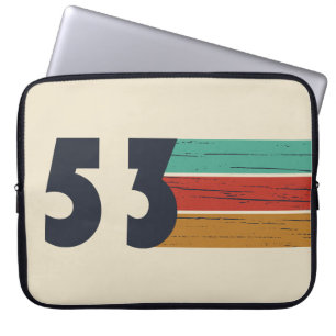 Housse Pour Ordinateur Portable né en 1953 anniversaire vintage