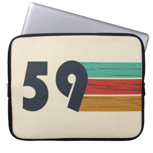 Housse Pour Ordinateur Portable né en 1959 anniversaire vintage