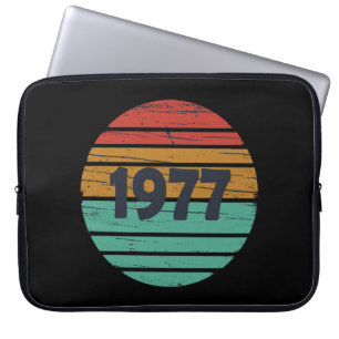 Housse Pour Ordinateur Portable Né en 1977 cadeau d'anniversaire vintage