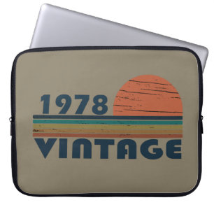 Housse Pour Ordinateur Portable Né en 1978 anniversaire vintage