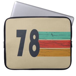 Housse Pour Ordinateur Portable Né en 1978 cadeau d'anniversaire vintage