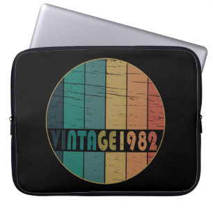 Housse Pour Ordinateur Portable Né en 1982 anniversaire vintage