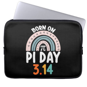 Housse Pour Ordinateur Portable Né le jour de Pi Anniversaire Math Drôle