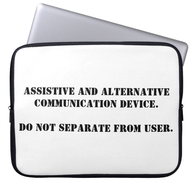 Housse Pour Ordinateur Portable Ne pas retirer l'AAC simple (Devant)