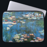 Housse Pour Ordinateur Portable Nénuphars de Claude Monet, Impressionnisme Vintage<br><div class="desc">Nénuphar (1914) de Claude Monet est une peinture de nature impressionniste vintage. Une des nombreuses variations de peintures florales de nénuphars que Monet peint par l'étang dans son jardin fleuri à Giverny, France. À propos de l'artiste : Claude Monet (1840-1926) est un fondateur du mouvement de peinture impressionniste française, dont...</div>