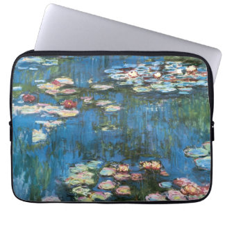 Housse Pour Ordinateur Portable Nénuphars de Claude Monet, Impressionnisme Vintage