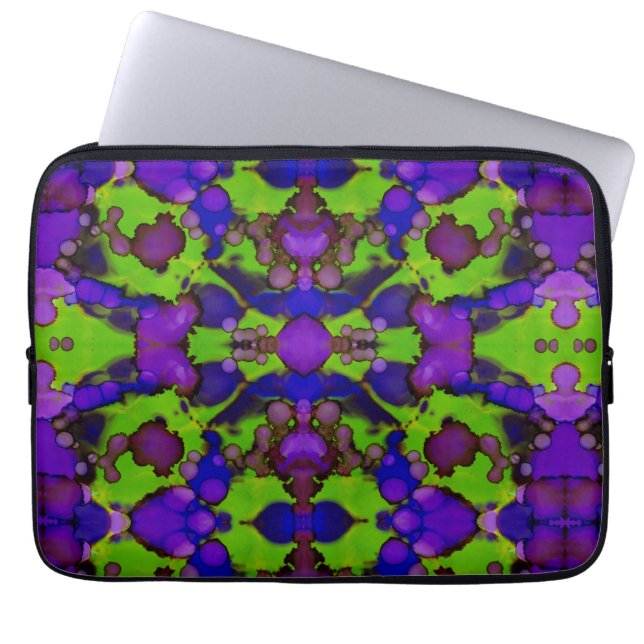 Housse Pour Ordinateur Portable Neon Bloomstorm (Devant)