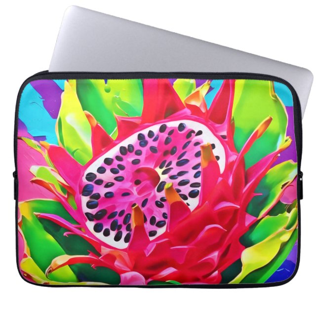 Housse Pour Ordinateur Portable Neon Dragon Fruit Splendor (Devant)