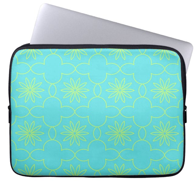 Housse Pour Ordinateur Portable Neon Flora (Devant)