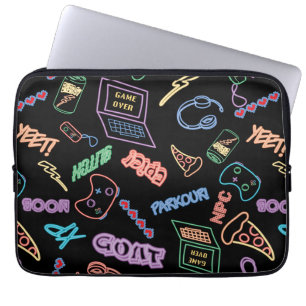 Housse Pour Ordinateur Portable Neon Gamer