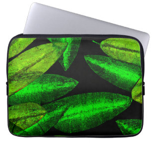 Housse Pour Ordinateur Portable Neon Green Art Feuille. Acheter maintenant