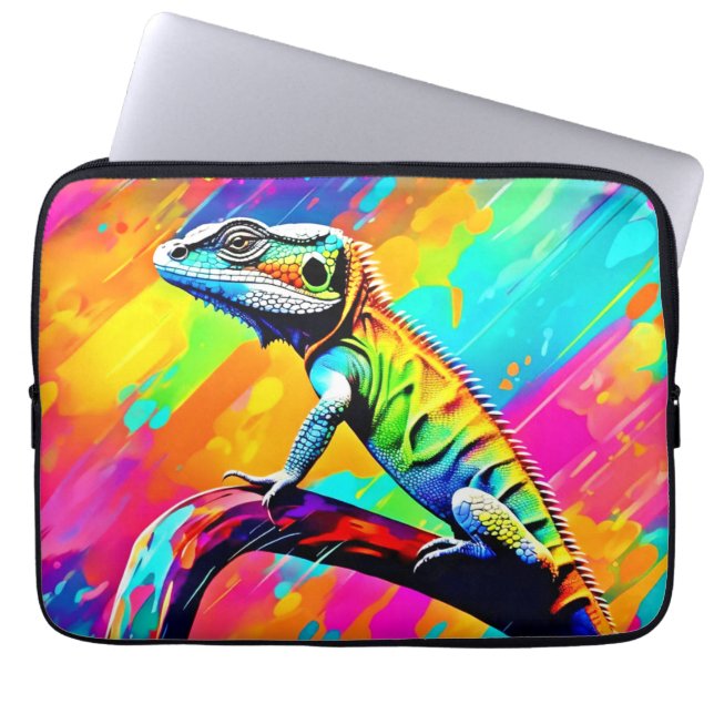 Housse Pour Ordinateur Portable Neonscale Lizard (Devant)