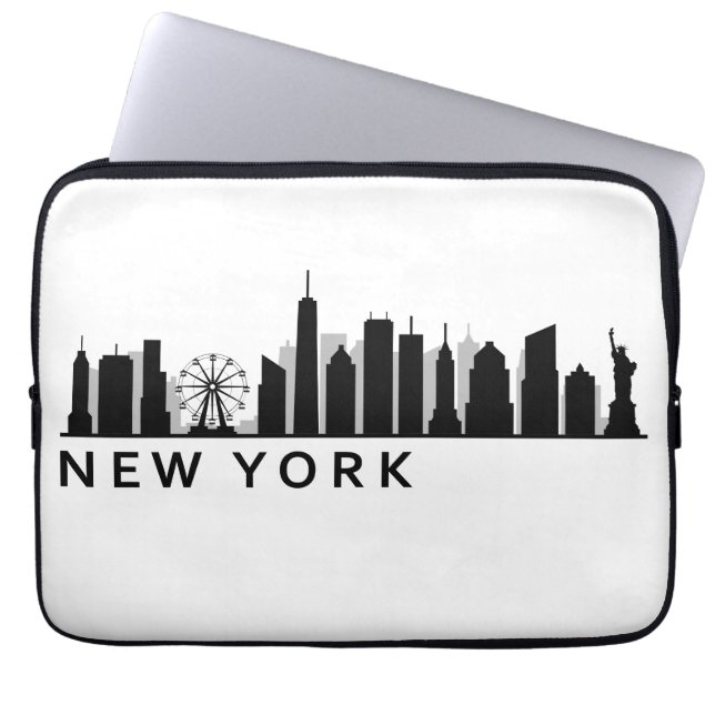 Housse Pour Ordinateur Portable New York Skyline (Devant)