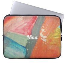 Nina Coucher de soleil personnalisé Art abstrait O
