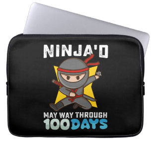 Housse Pour Ordinateur Portable Ninja'd May Way through 100 Days of School