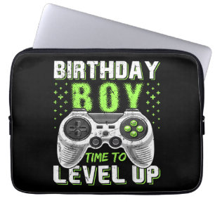 Housse Pour Ordinateur Portable Niveau Up Anniversaire Jeu vidéo pour garçon