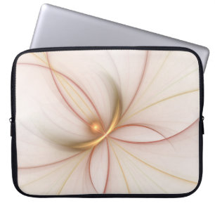 Housse Pour Ordinateur Portable Noble Cuivre Et Or Abstrait Art Fractal Moderne